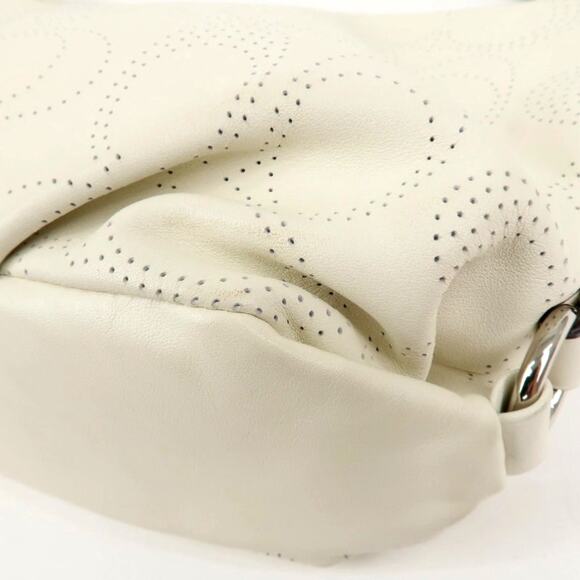 💎✨BEAUTIFUL✨💎Authentic COACH Leather Canvas Hand Bag Shoulder bag White - Picture 3 of 7